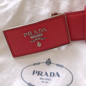 Prada Saffiano Belt